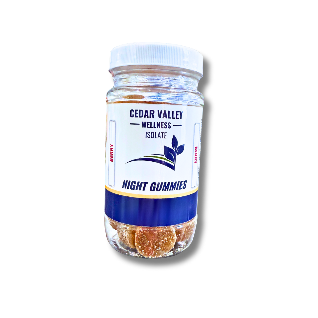 Natural Isolate Night Gummies - 900 MG – Cedar Valley Wellness